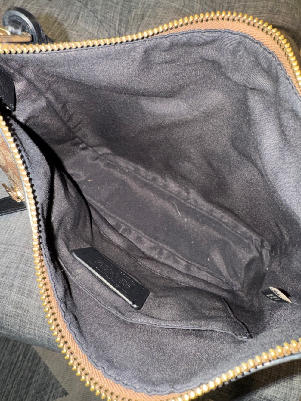 Coach Ellie File Bag in Signature Brown Crossbody Bag - Picture 16 of 17